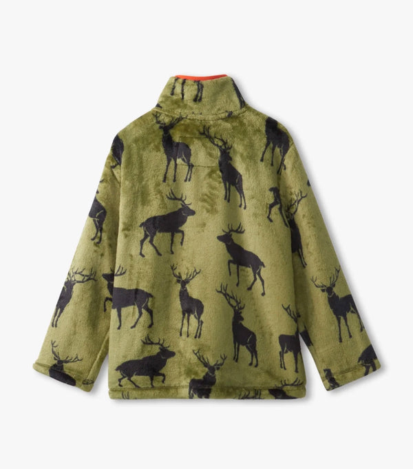 Hatley Elk zip fleece