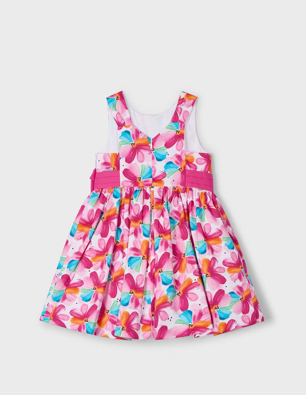 Mayoral pink bow dress