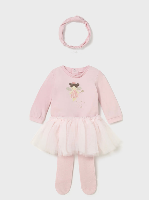 Mayoral baby girl bodysuit/ tutu set