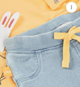 Boboli Yellow Top and Jeans Set