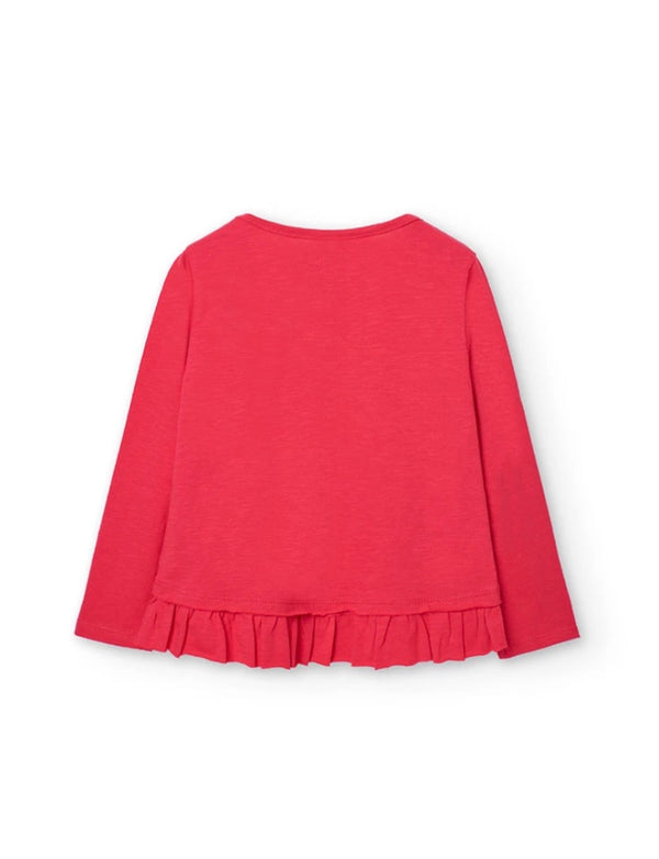 Boboli Girl petal longsleeved tee