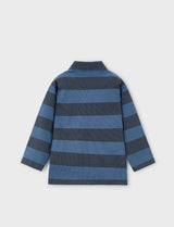 Mayoral blue striped polo
