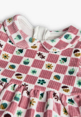 Boboli baby girls pattern dress