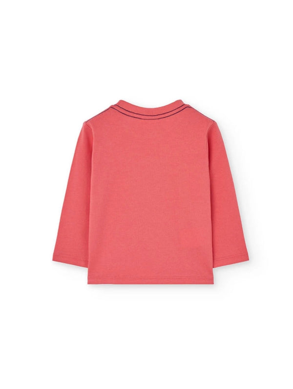 Boboli baby boy coral L/s tee