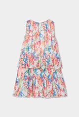 Boboli Pleated Floral Dress