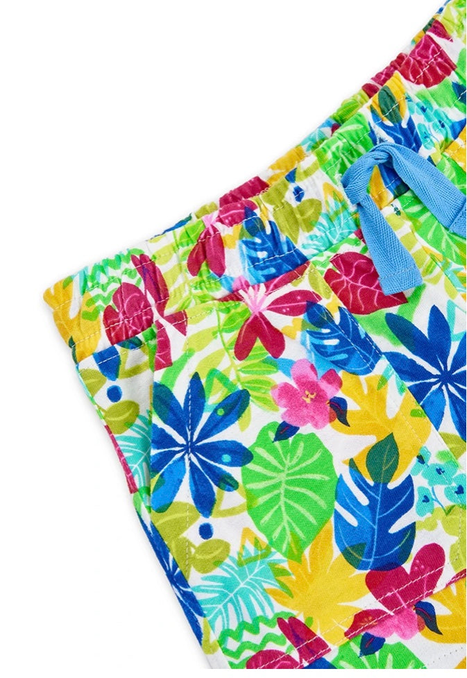 Boboli Girl Leaf Shorts