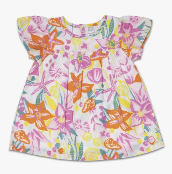 TucTuc Floral Seashell Dress