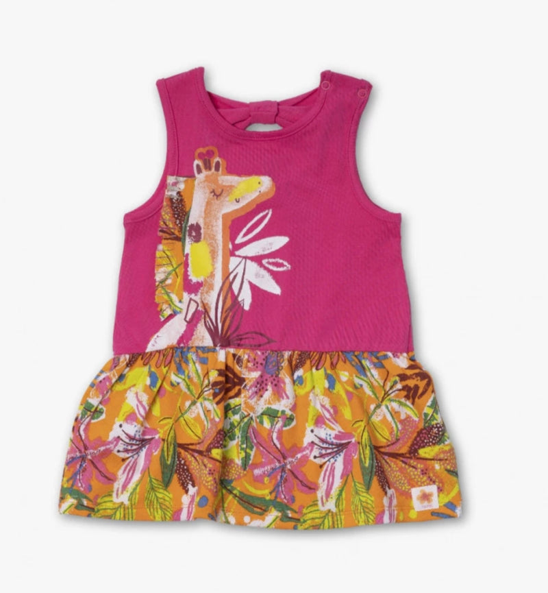 TucTuc Pink Giraffe Dress