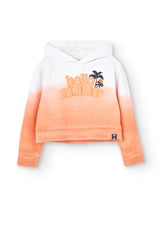 Boboli Girl’s Peach Cropped Hoodie