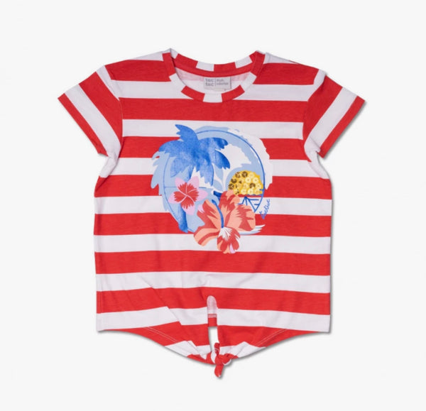 TucTuc Girls Red Stripe Tee