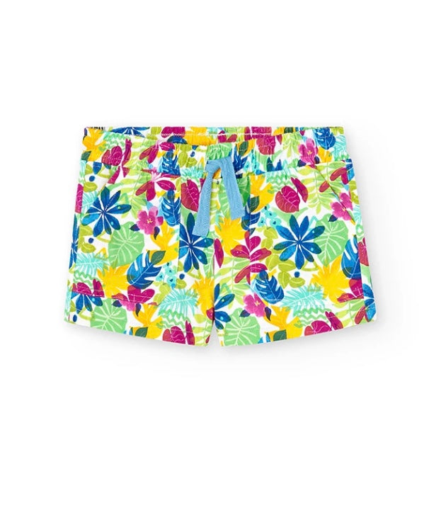 Boboli Girl Leaf Shorts