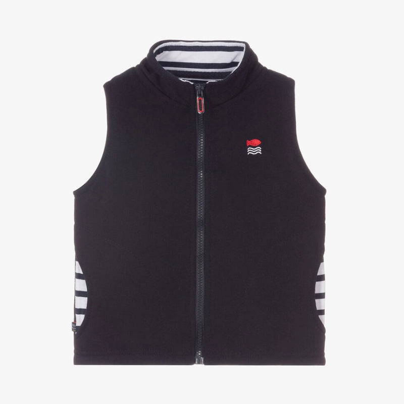 Weekend a La Mer Boys Navy Gilet