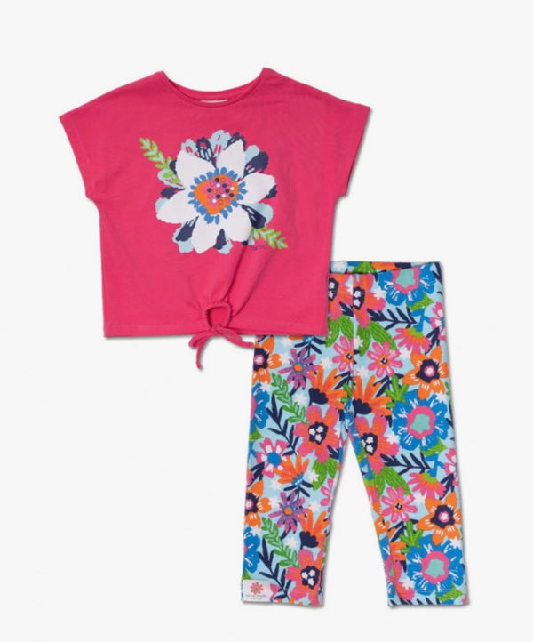 TucTuc Girls pink legging set