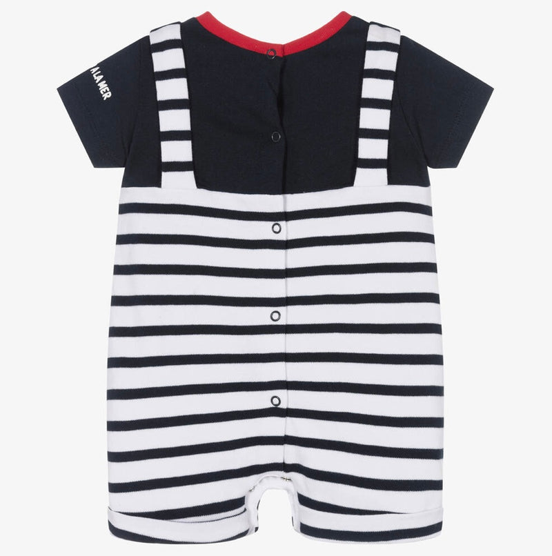 Weekend a La Mer Baby Boy Crab Romper