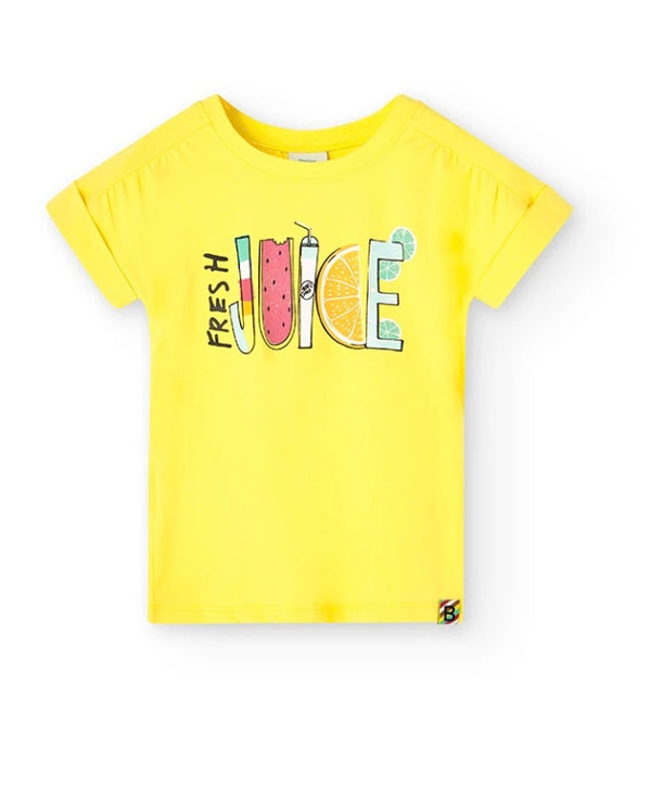 Boboli Girl Fresh Juice Yellow T-Shirt