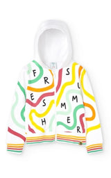 Boboli Summer Zip-up Hoodie