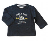 Weekend a La Mer Boys Reversible Long Sleeve Top
