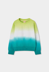 Boboli Lime White & Green Sweatshirt