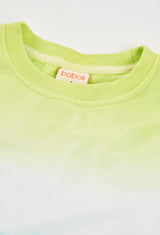 Boboli Lime White & Green Sweatshirt