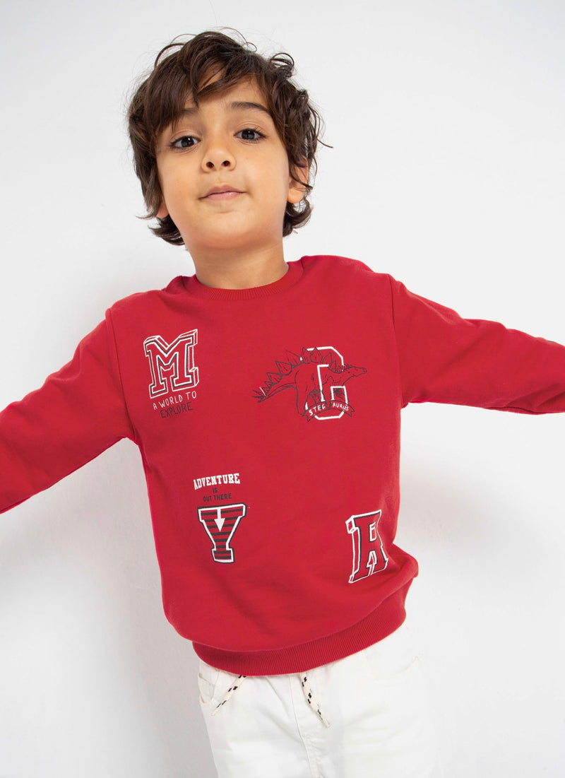 Mayoral Boys Red Sweatshirt
