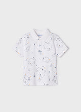 Mayoral Boys White Short Sleeved Polo