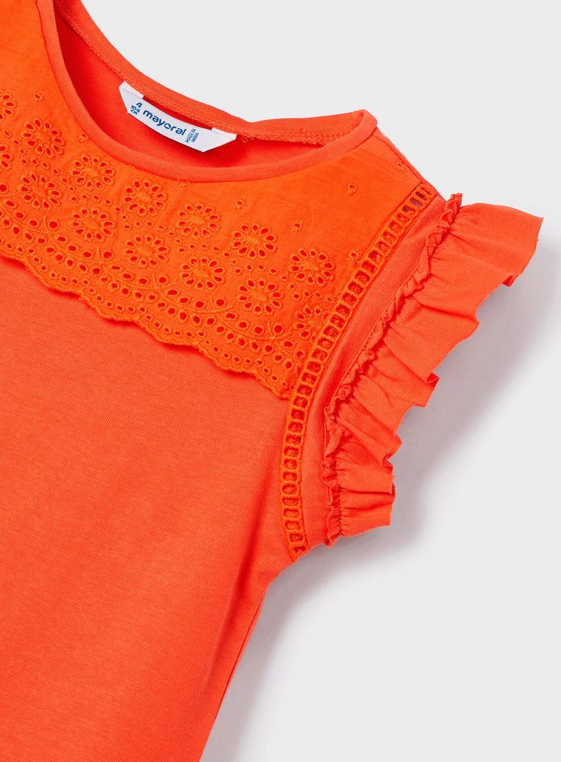 Mayoral Girl Orange Top
