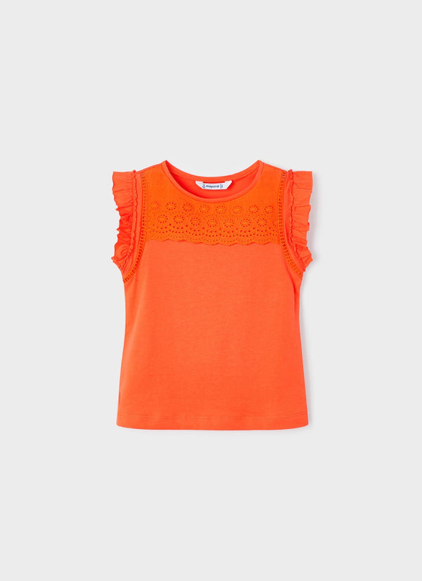 Mayoral Girl Orange Top