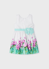 Mayoral Girl White Roses Dress