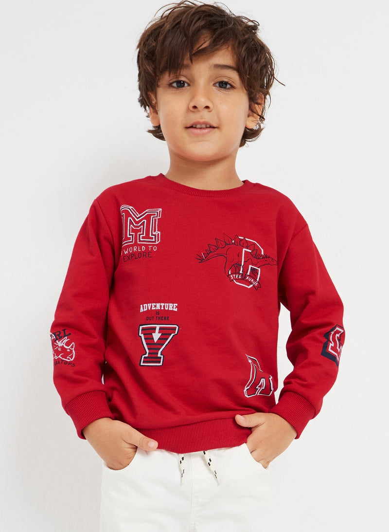 Mayoral Boys Red Sweatshirt