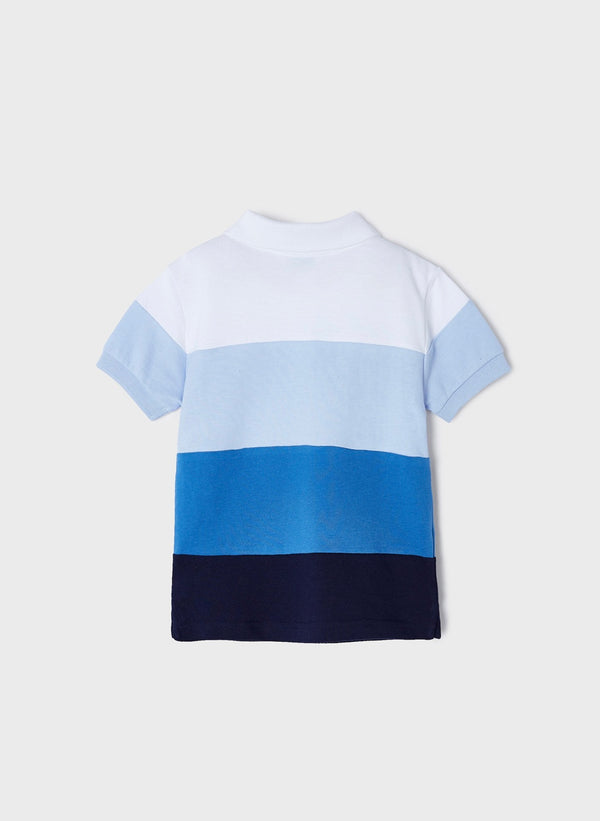 Mayoral Boys Striped Short Sleeved Polo