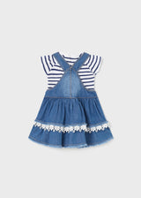 Mayoral Baby Girl Tee and Denim Dress
