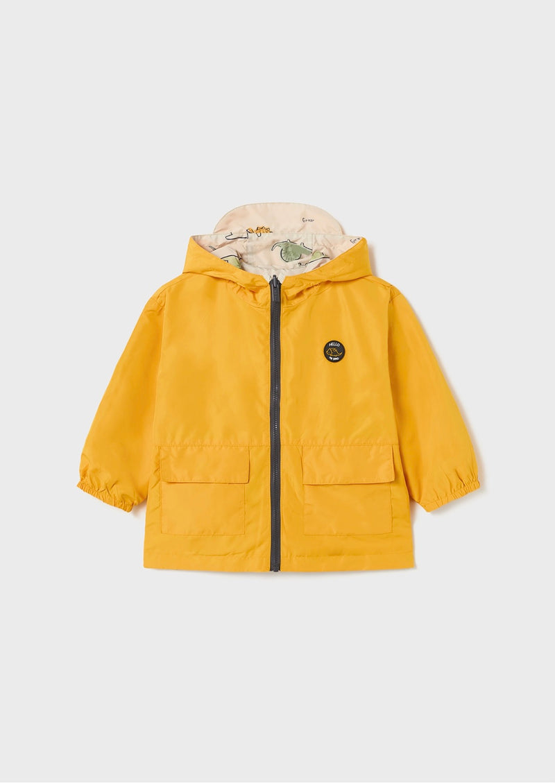 Mayoral Baby Boy Reversible Dino Rain Jacket