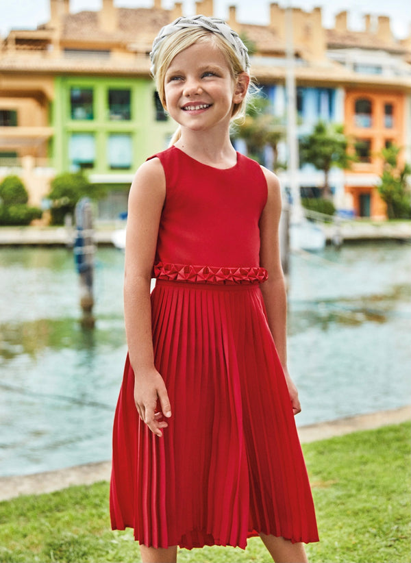 Mayoral Girl Red Playsuit