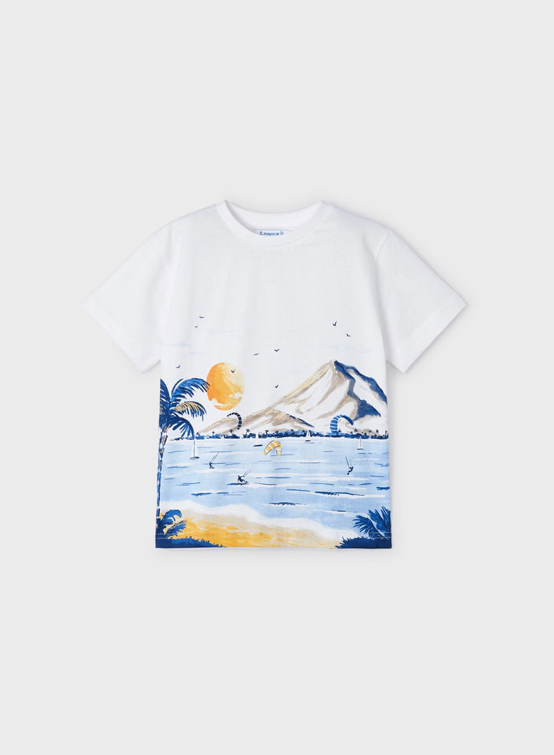 Mayoral Boys Orange Tee 3 Piece