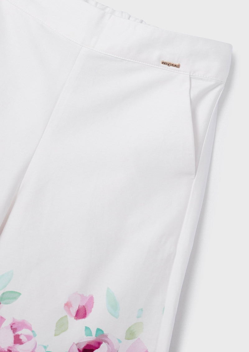 Mayoral Girl Turquoise Cropped Pants Set