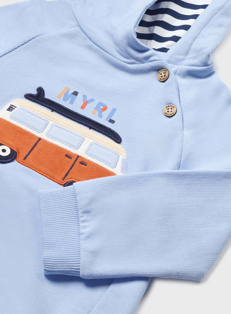 Mayoral Baby Boy Blue Hoodie