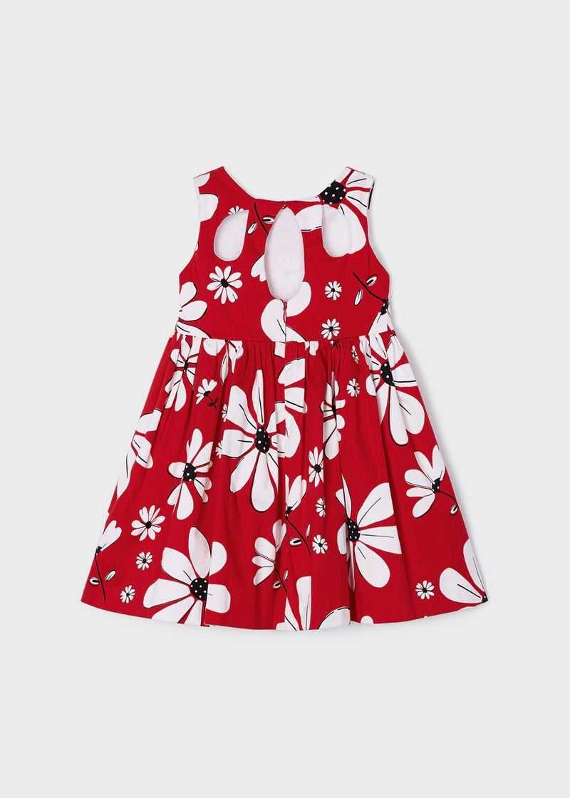 Mayoral Girl Red Daisy Dress