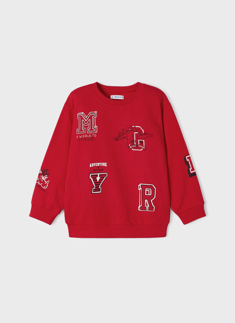 Mayoral Boys Red Sweatshirt