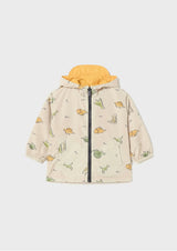 Mayoral Baby Boy Reversible Dino Rain Jacket