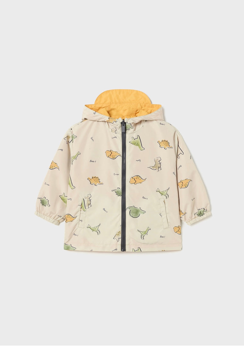 Mayoral Baby Boy Reversible Dino Rain Jacket