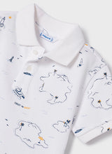 Mayoral Boys White Short Sleeved Polo
