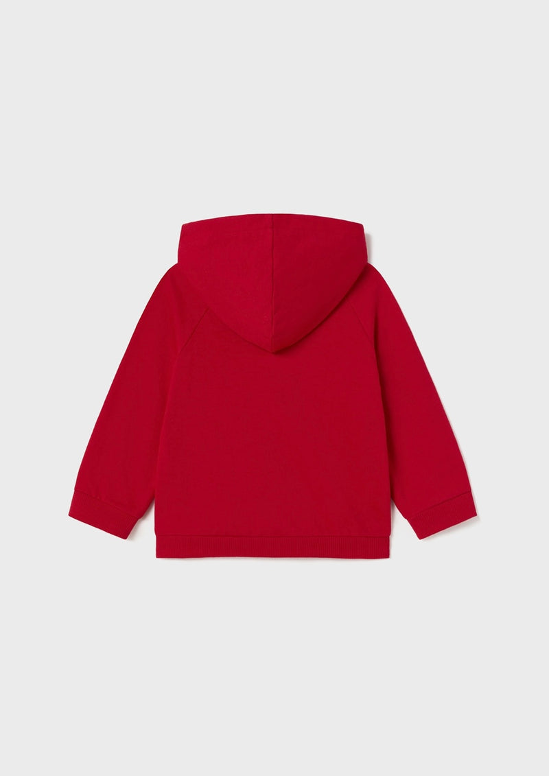 Mayoral Baby Boy Red Car Hoodie