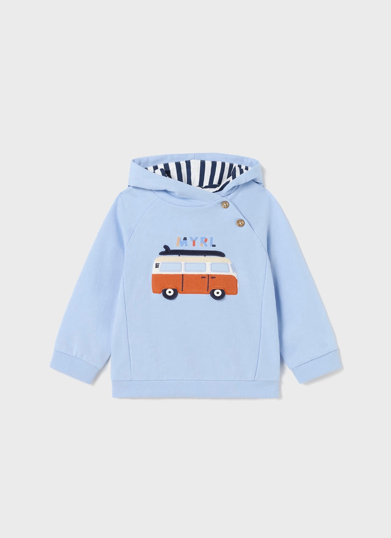 Mayoral Baby Boy Blue Hoodie