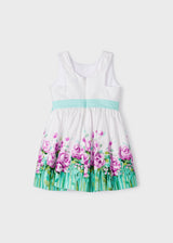 Mayoral Girl White Roses Dress