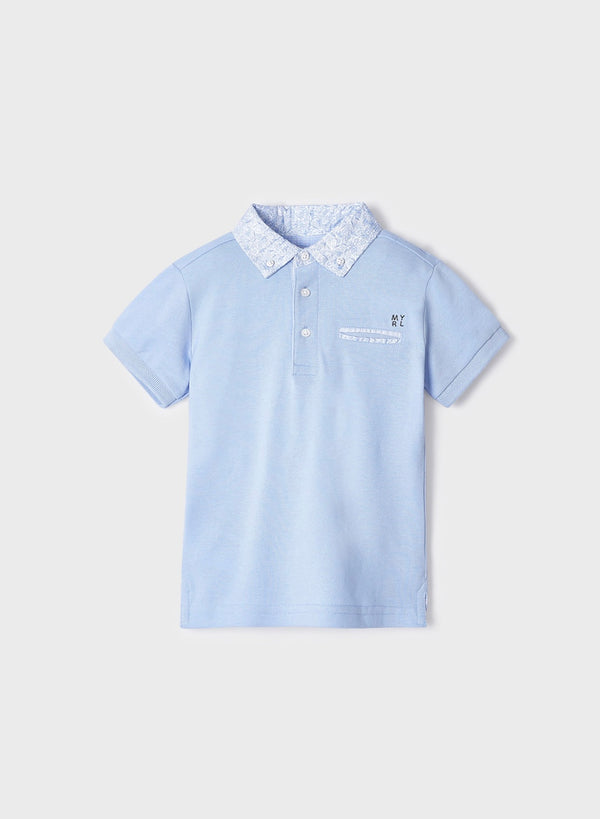 Mayoral Boys Blue Short Sleeved Polo