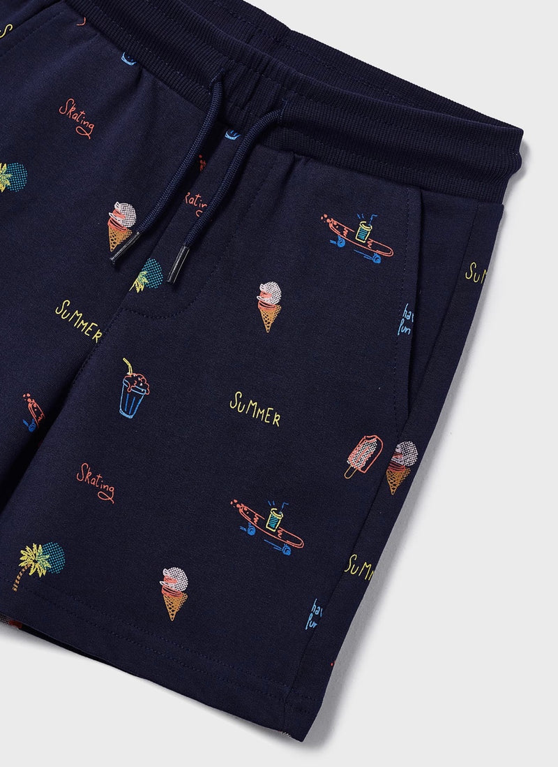 Mayoral Boys Orange Bermuda Set