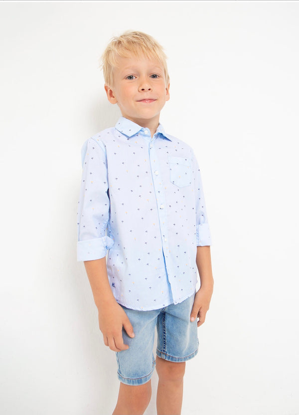 Mayoral Boys Long Sleeve Shirt